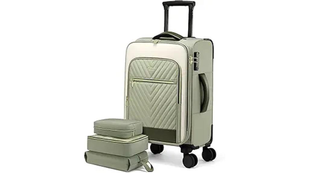 20 inch tsa lock luggage