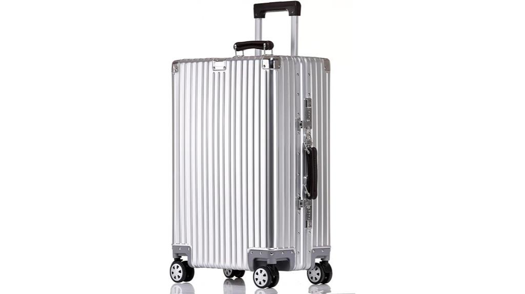 aluminum tsa checked luggage