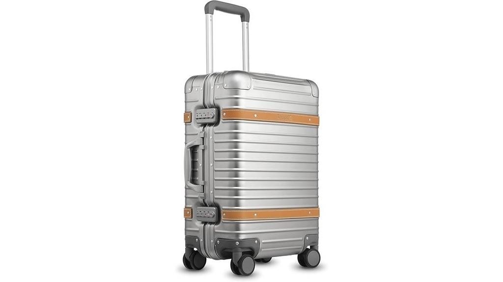 aluminum wheel on carry on