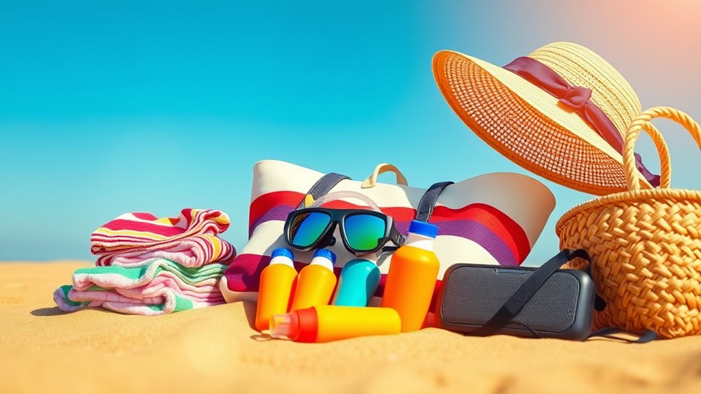 beach gear essentials and accessories