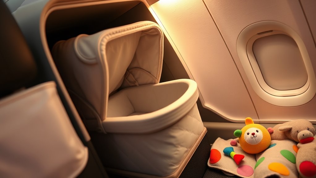 check airline bassinet policies