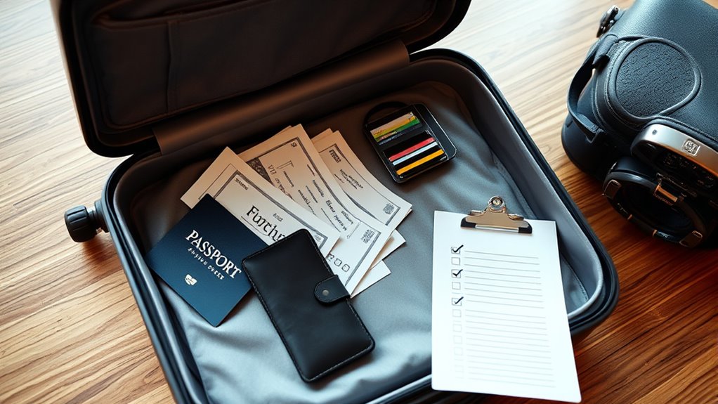 check travel documents thoroughly