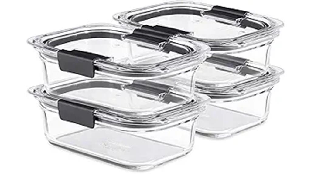 clear durable glass storage