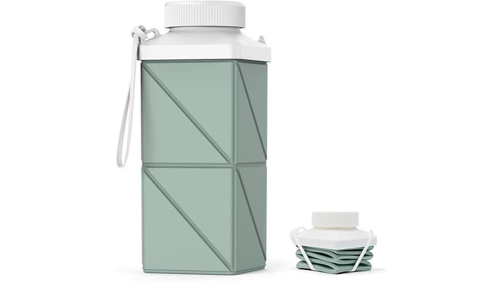 collapsible bpa free travel bottle