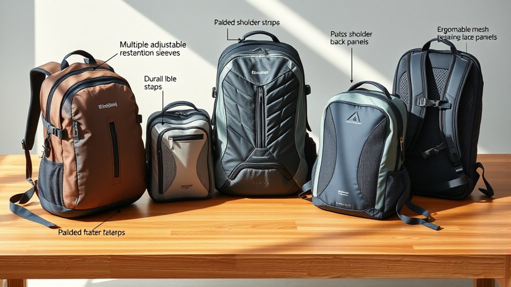 comfortable and well organized travel gear