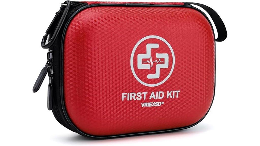 compact 150 piece waterproof first aid