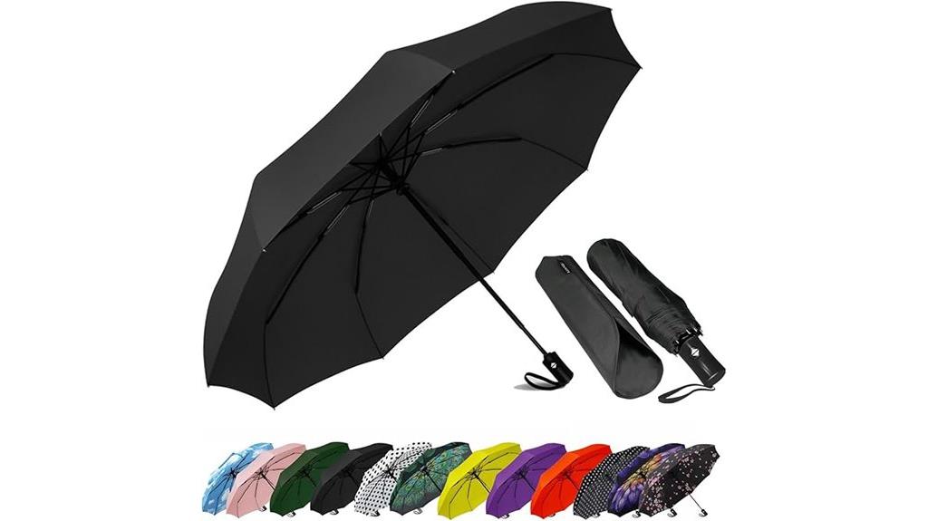 compact fiberglass travel umbrella