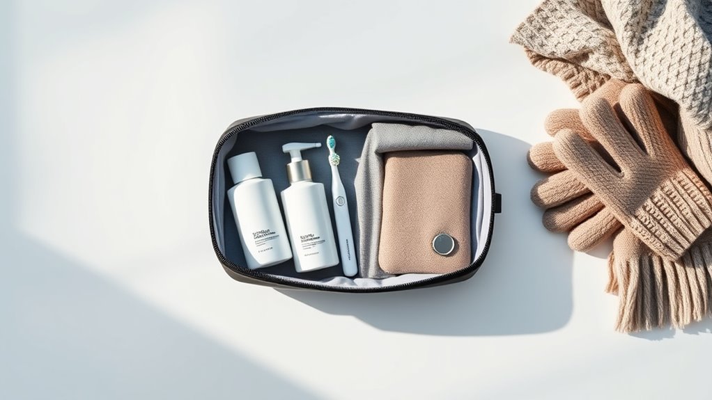 compact multi purpose toiletry essentials