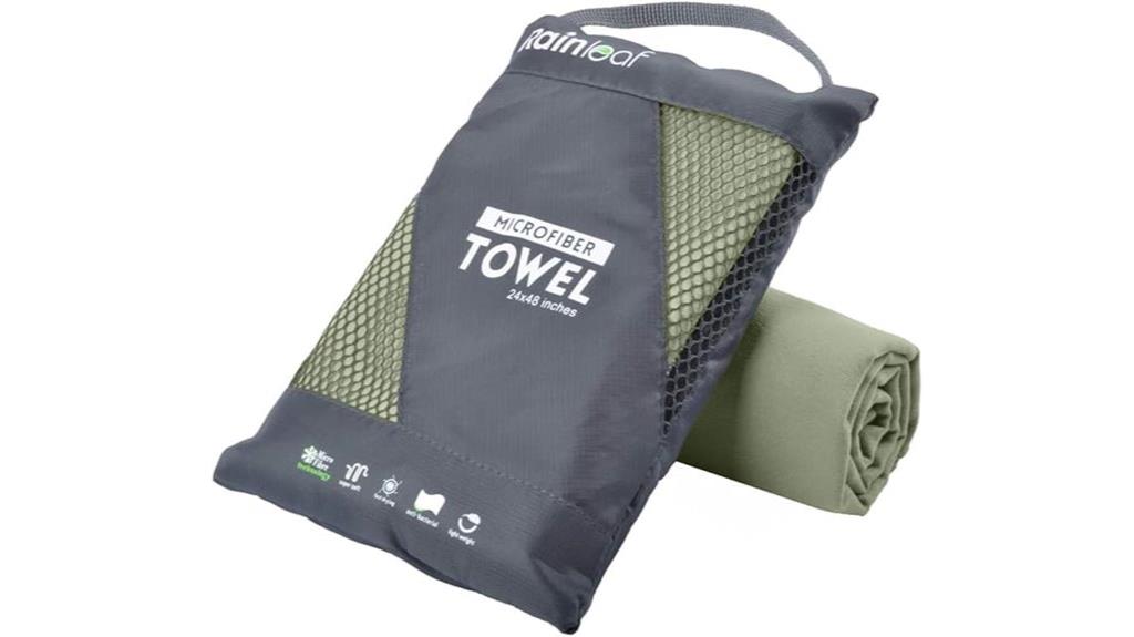 compact travel microfiber towel