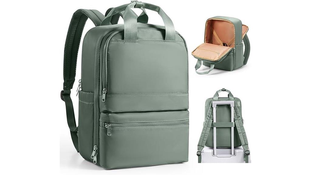 compact unisex travel backpack