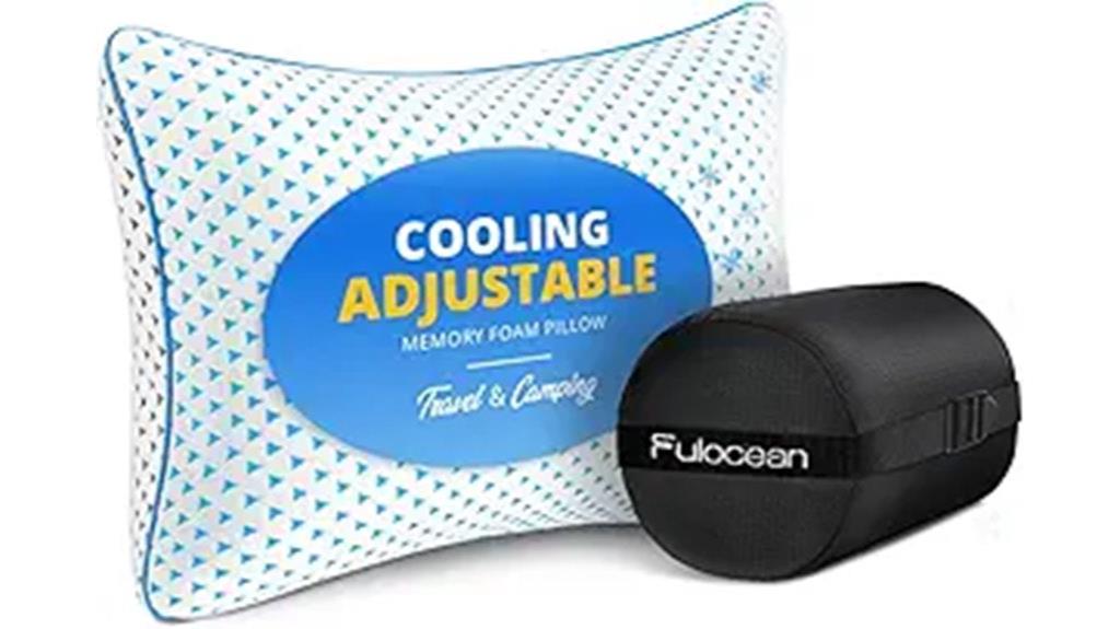 compact washable travel pillow