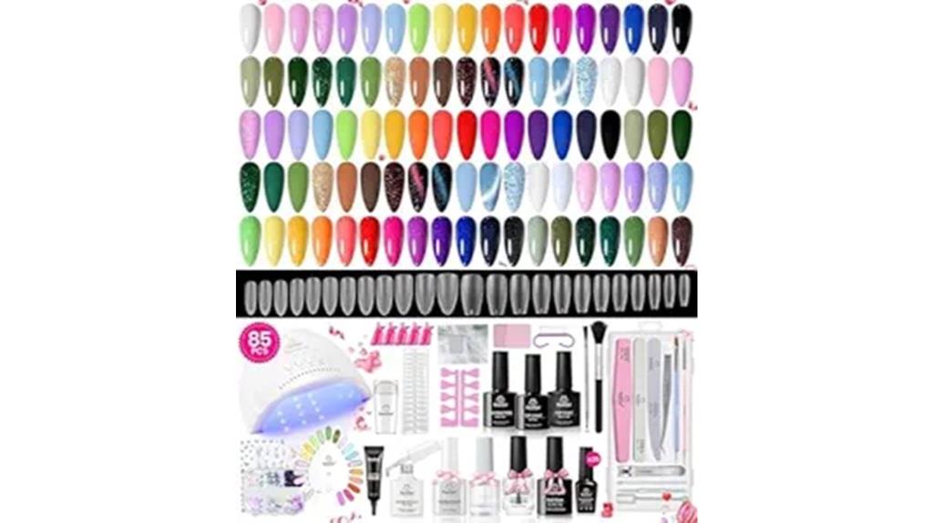 complete 85 piece nail kit