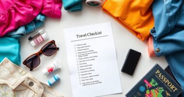 comprehensive travel packing checklist