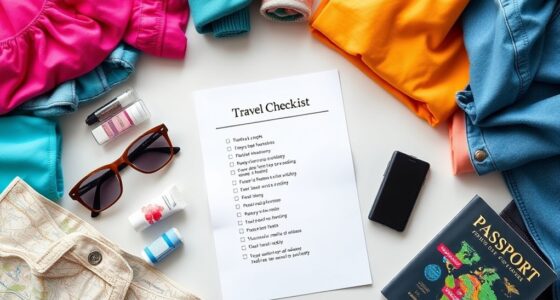 comprehensive travel packing checklist