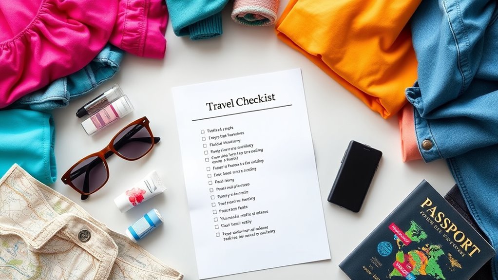 comprehensive travel packing checklist