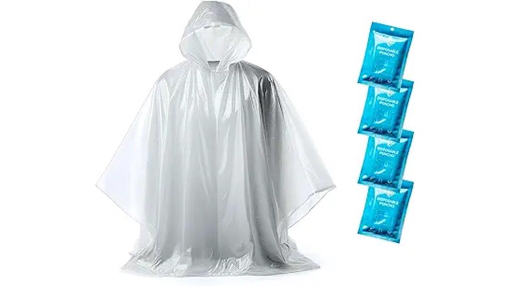 disposable rain protection for grown ups