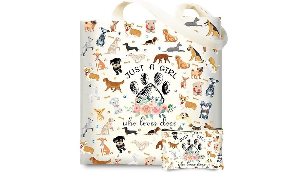 dog lover shopping bag