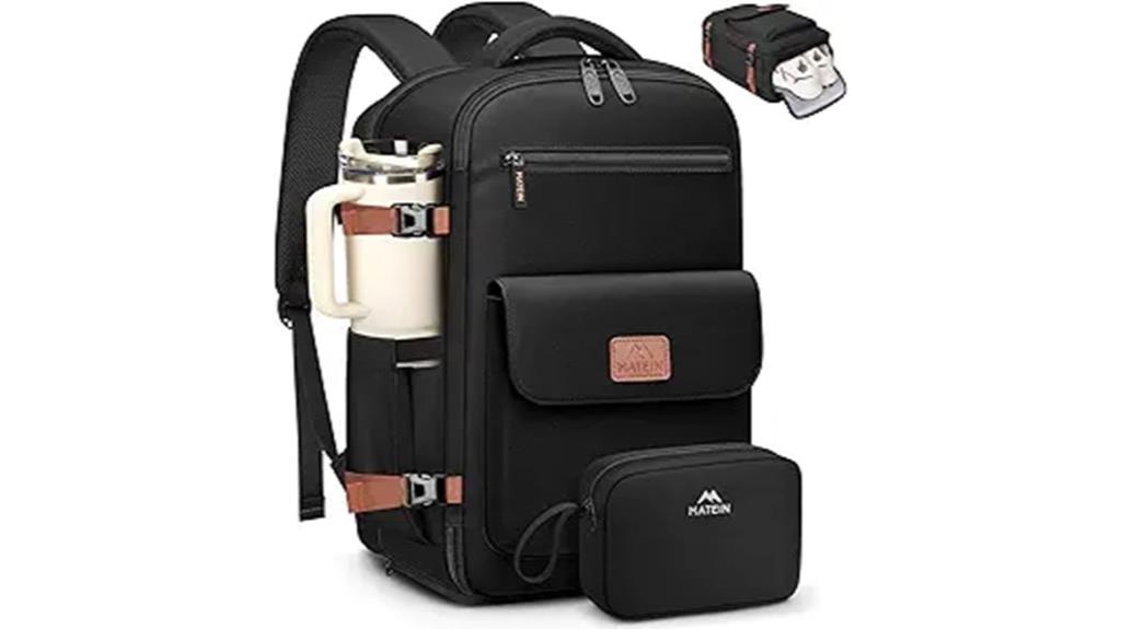 dual anti theft backpack set