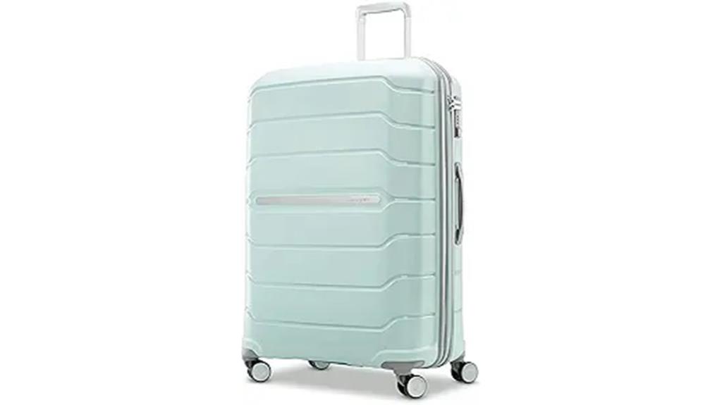 durable expandable spinner suitcase