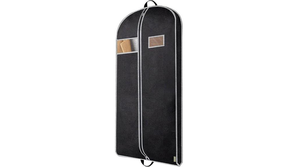 durable garment bag with shoes