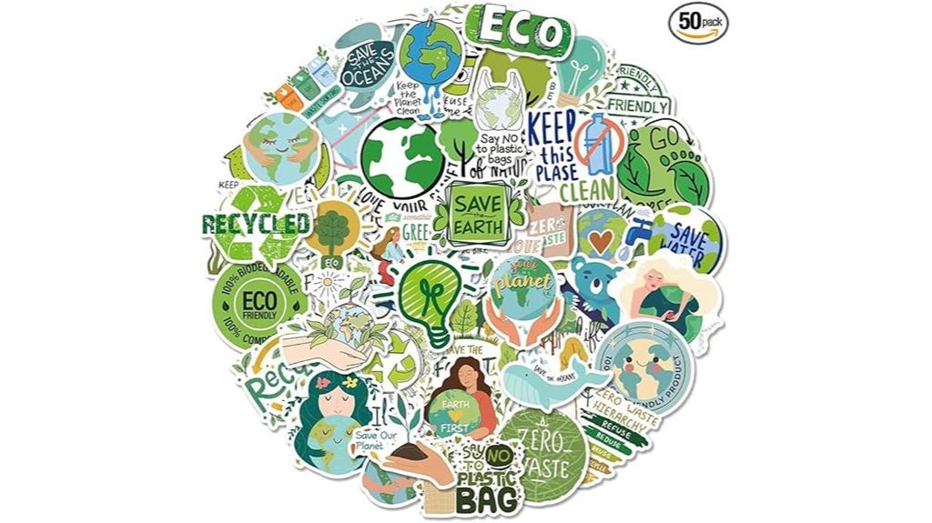 eco friendly waterproof decal set