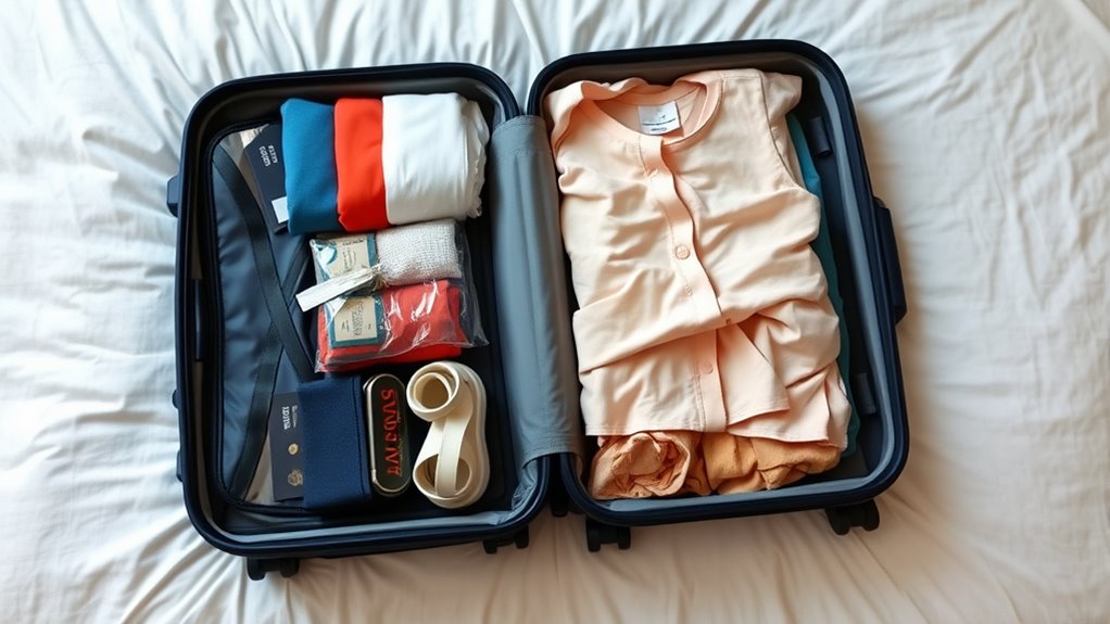 efficient wrinkle free packing organization