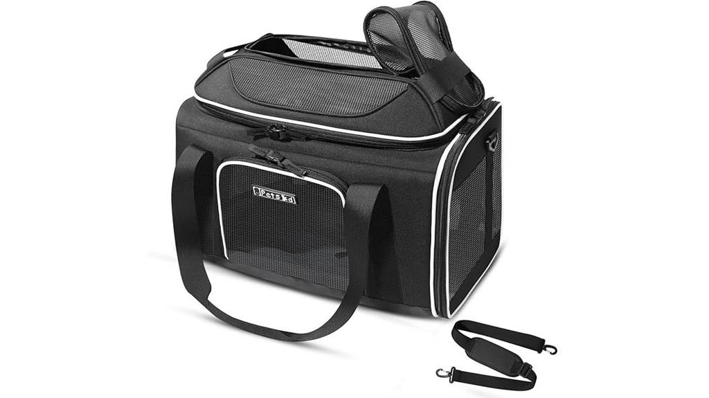 expandable pet carrier dimensions