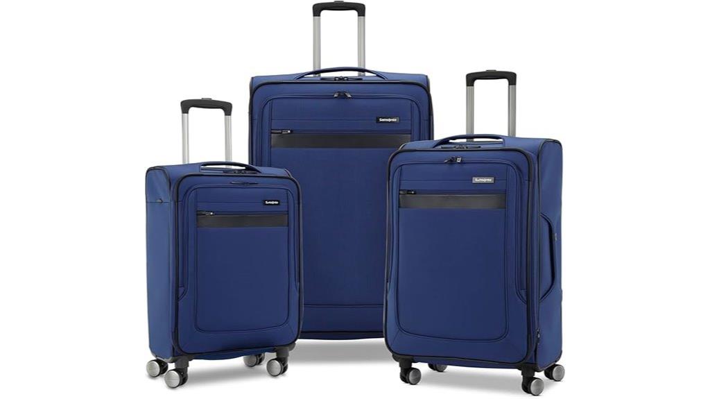 expandable softside luggage set