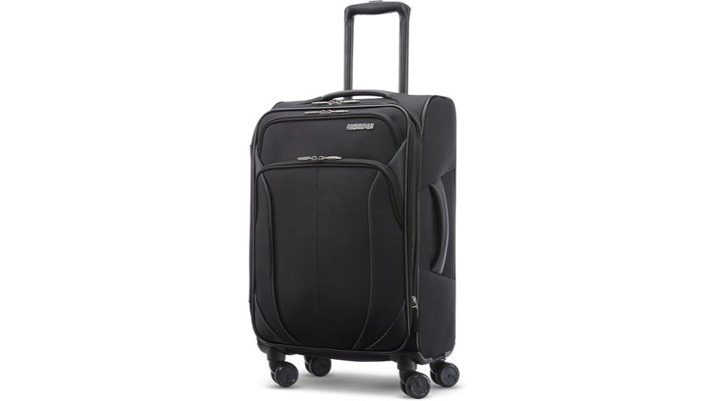 expandable spinner softside luggage