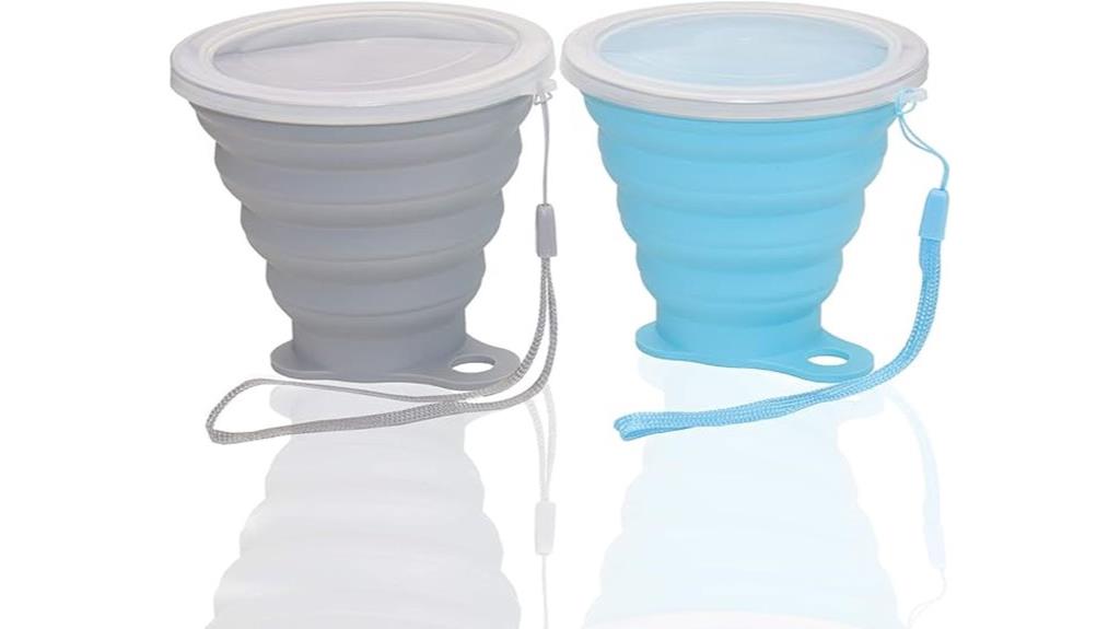 flexible camping cup set