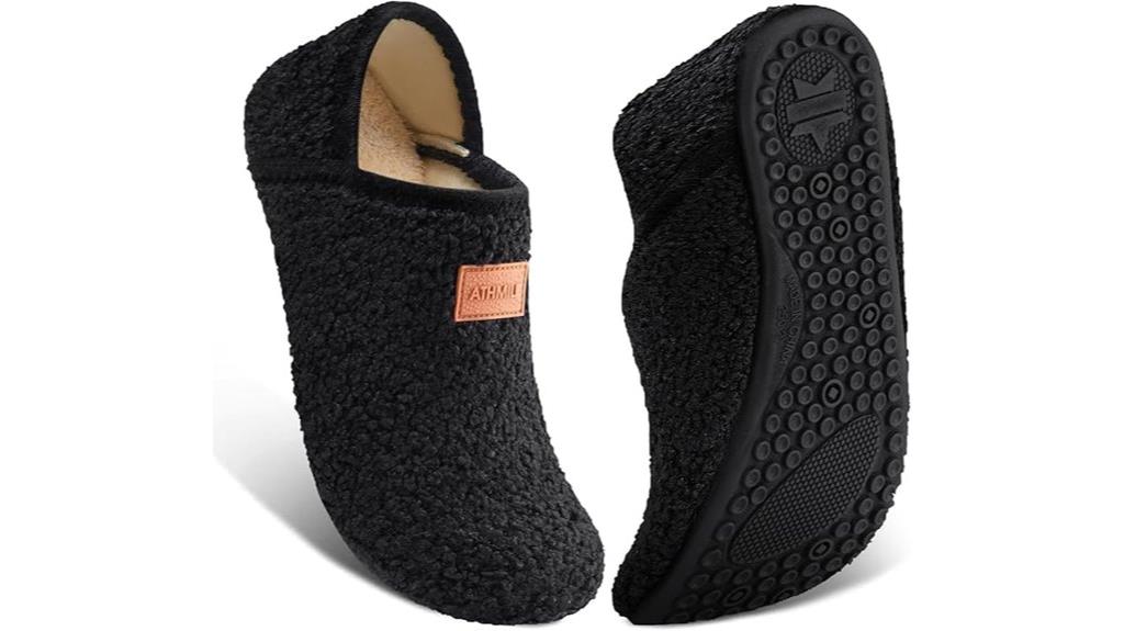 furry indoor house slippers