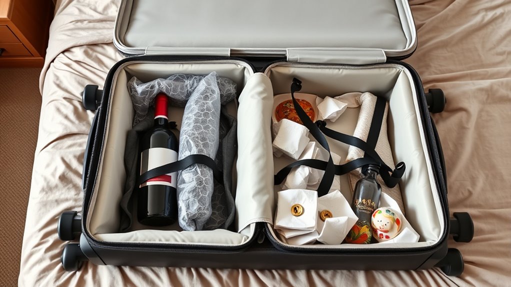 handle fragile items gently