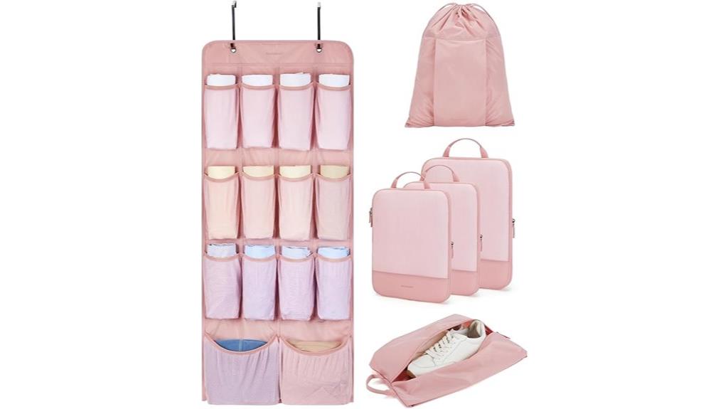 hanging compression packing cubes