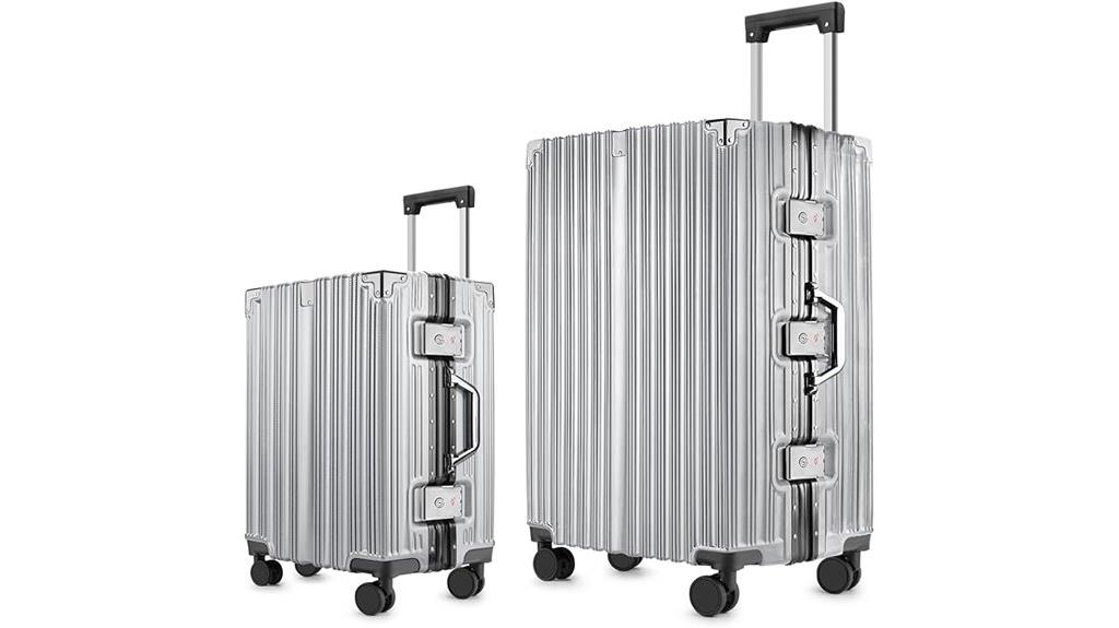 hard shell zipperless set