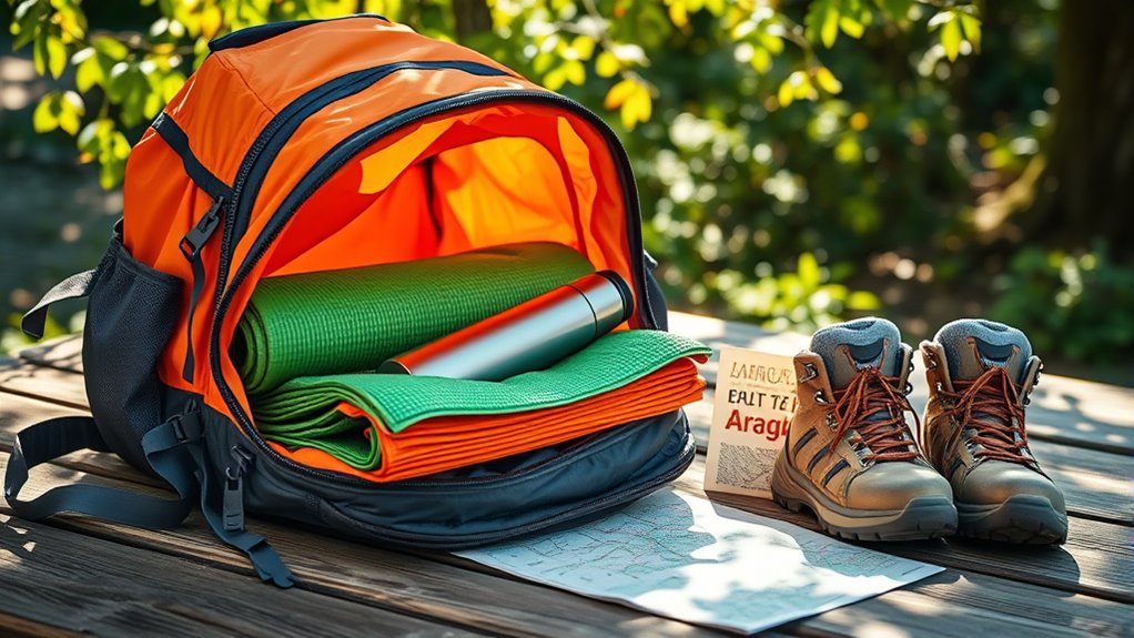 hiking gear and outdoor essentials
