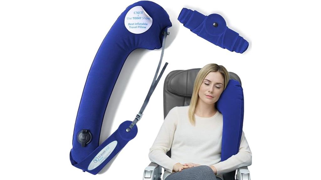 inflatable neck and body pillow