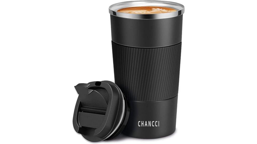 insulated spill proof travel mug