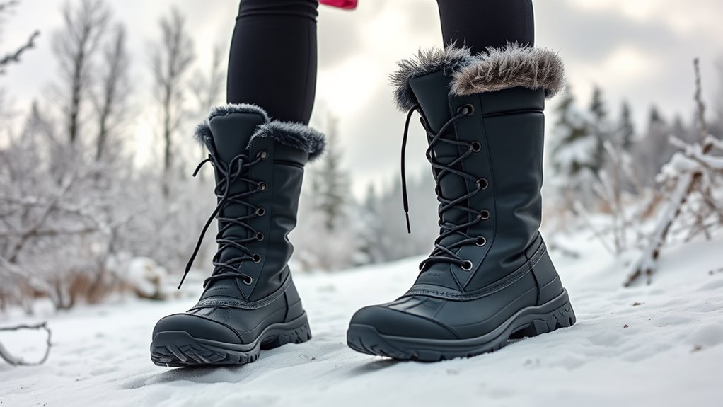 key waterproof snow boot features