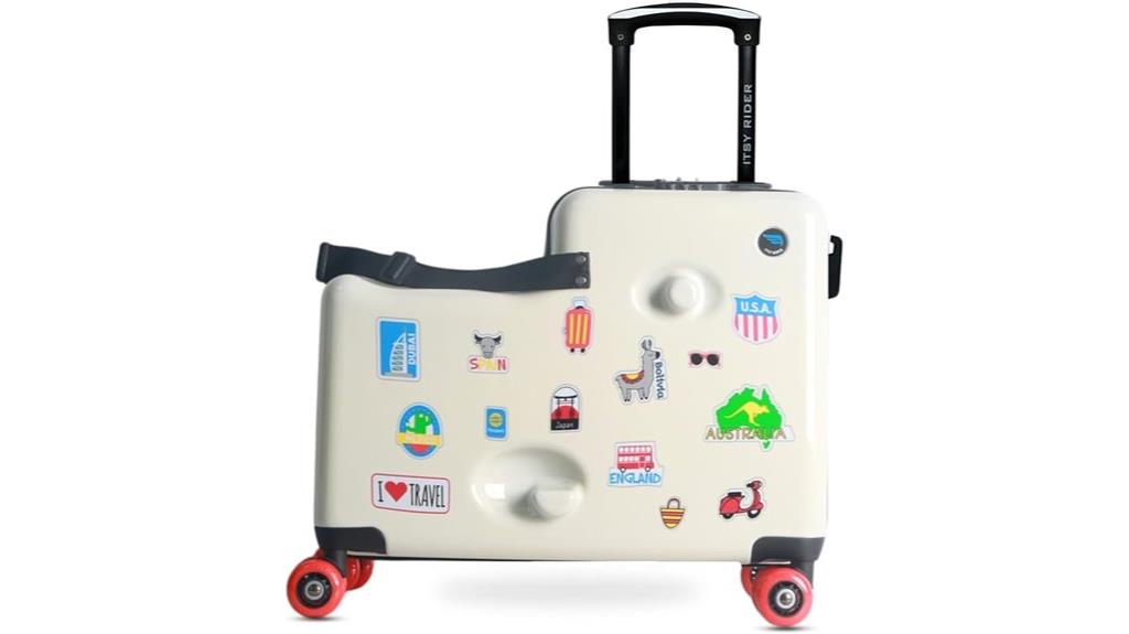 kids 20 inch ride on suitcase