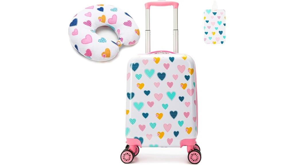 kids 2 piece hardside suitcase