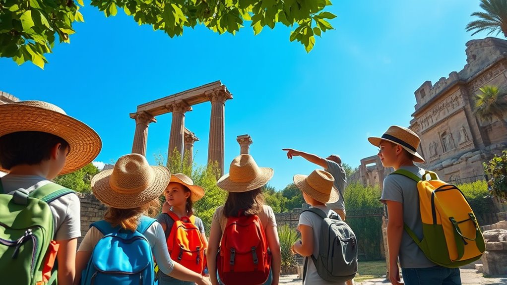 kids learning travel experiences