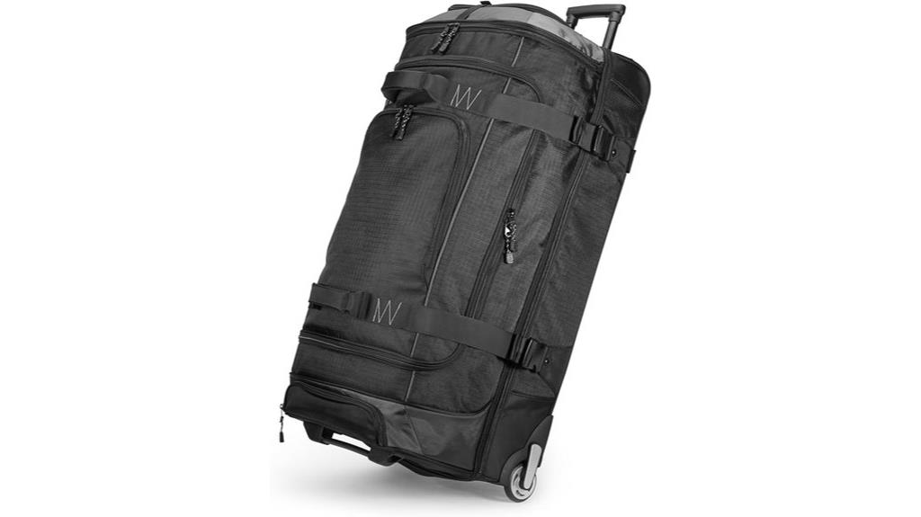 large 35 inch rolling duffle