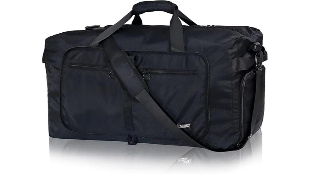 large 65l duffle with shoe storage