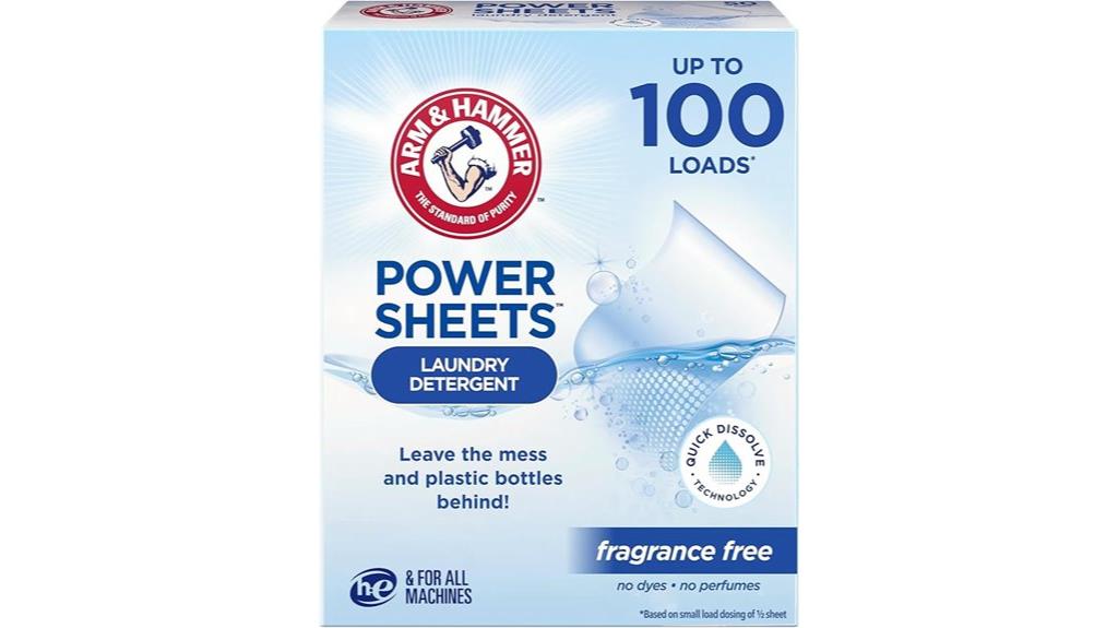 laundry detergent 50 sheets