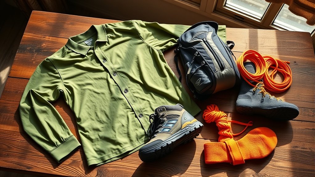 layered clothing for outdoor adventures