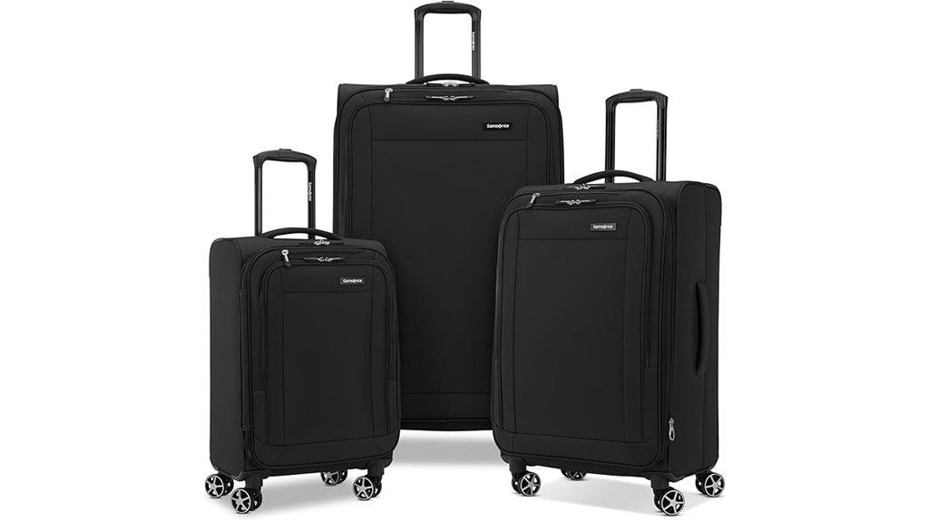 lightweight expandable luggage set
