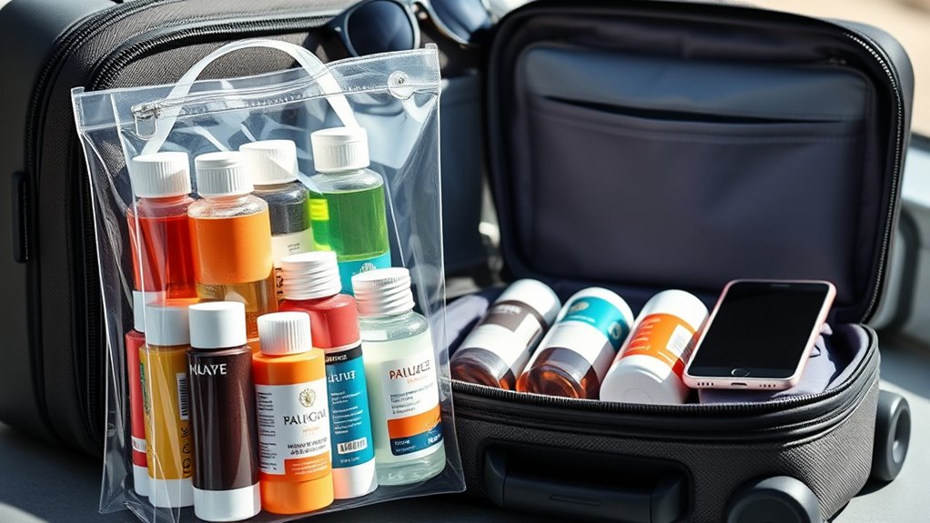 liquid and gel volume limits