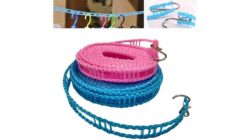 nylon clothesline pack two