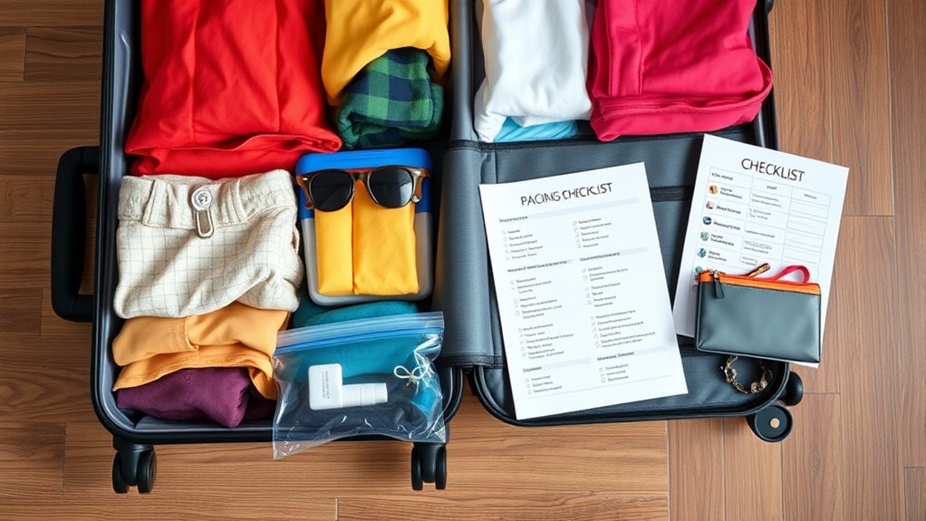 organize pack maximize space