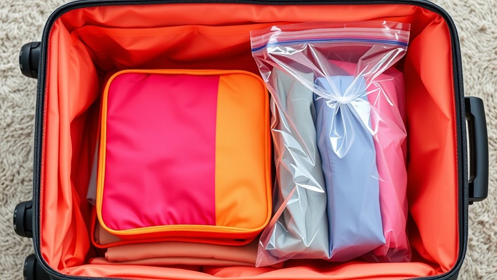 pack efficiently to prevent spills